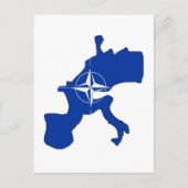 Nato-Flaggenplan Postkarte (Vorderseite)