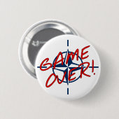 NATO Game Over - Krieg widerstehen Button (Vorne & Hinten)
