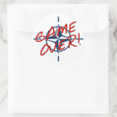 NATO Game Over - Stopp War Runder Aufkleber (Tasche)