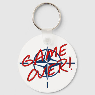 NATO Game Over - Stopp War Schlüsselanhänger