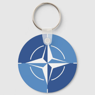 NATO-ONAT-Flaggensymbol des Nordatlantikvertragsor Schlüsselanhänger