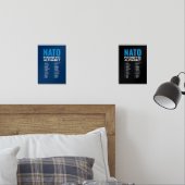 NATO Phonetic Alphabet Alfa-Zulu Code Chart Bilderwand Sets (Schlafzimmer)