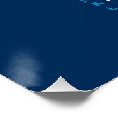 NATO Phonetic Alphabet Alfa-Zulu Table Design Poster (Ecke)