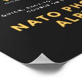 Nato Phonetic Alphabet Poster (Ecke)