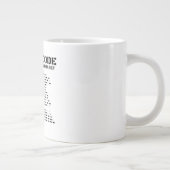 NATO Phonetisches Alphabet, Morse Code, Aviation Jumbo-Tasse (Rechts)