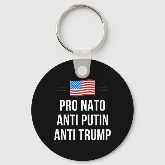 Nato - Putin - Anti Trump - Schlüsselanhänger (Vorderseite)