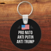Nato - Putin - Anti Trump - Schlüsselanhänger (Vorderseite)
