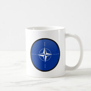 NATO-Qualität Flaggen-Kreis Kaffeetasse