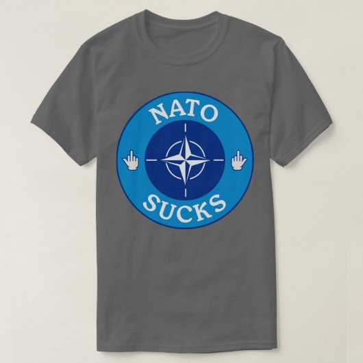 NATO SIND ZUM KOTZEN T-Shirt (Design vorne)