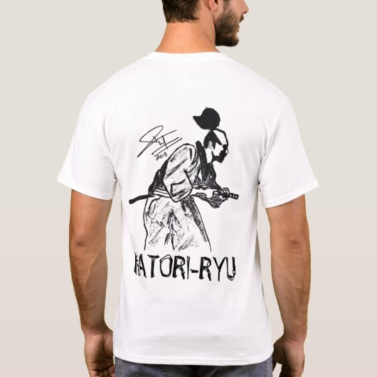 Natori-ryu: Unterschriften-Reihe, Pawan Giri T-Shirt (Rückseite)