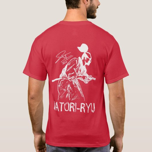 Natori-ryu: Unterschriften-Reihe, Pawan Giri T-Shirt (Rückseite)
