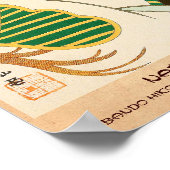 Natori Shunsen Bando Hikosaburo 36 Kabuki Poster (Ecke)