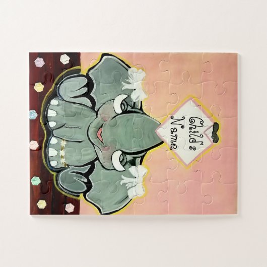 Natosha, das Elefant Speller Fun Puzzle Game (Horizontal)