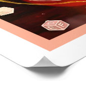 Natosha, das Zeichen der Elefantensäulenwand Poster (Ecke)