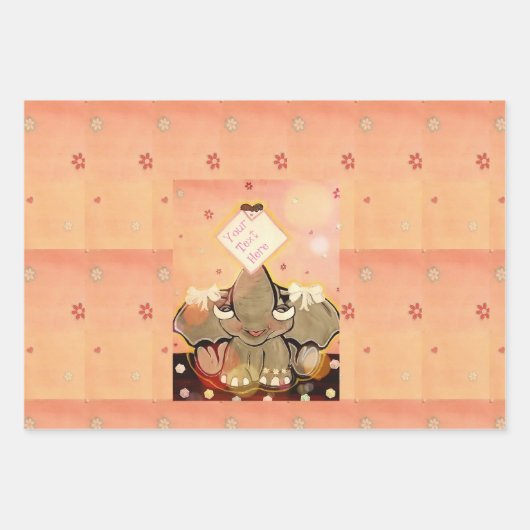 Natosha, der Elefantensprecher Geschenkpapier Set (Vorderseite 2)