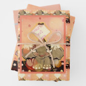 Natosha, der Elefantensprecher Geschenkpapier Set (Beispiel)