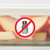 Natriumarme oder keine Salzaufkleber Etiketten (Befestigt)