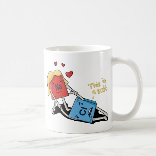 Natriumchlorid Kaffeetasse (Rechts)
