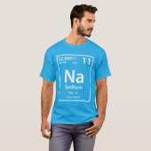 Natriumelement (weiß) T-Shirt (Vorne ganz)