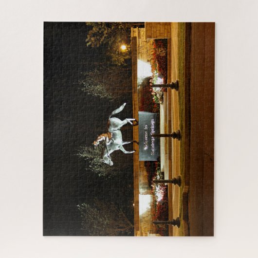 Natrive Dancer Horse Statue Saratoga Jigsaw Puzzle (Vertikal)