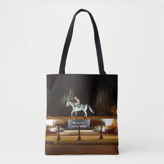 Natrive Dancer Horse Statue Saratoga Tote Bag Tasche (Vorderseite)