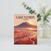 Natronsee Tansania Postkarte (Stehend Vorderseite)