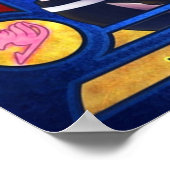 Natsu und Lucy Poster (Ecke)