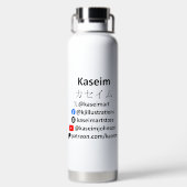 Natsuko Wasserflasche Trinkflasche (Rückseite)