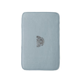 Nattier-blue Angel – Coat of arms – Emblem Badematte