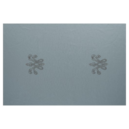Nattier-blue Marie Antoinette initial upholstery Stoff (Yard (91,4 cm))