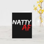 Natty Af Funny Bodybuilder Bodybuilding Workout Gy Karte (Gelbe Blume)