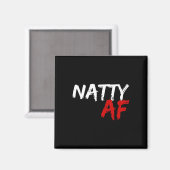 Natty Af Funny Bodybuilder Bodybuilding Workout Gy Magnet (Vorderseite/Rückseite)