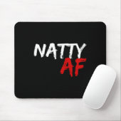 Natty Af Funny Bodybuilder Bodybuilding Workout Gy Mousepad (Mit Mouse)