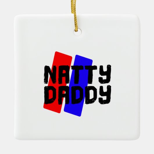 Natty Daddy Keramikornament (Vorderseite)