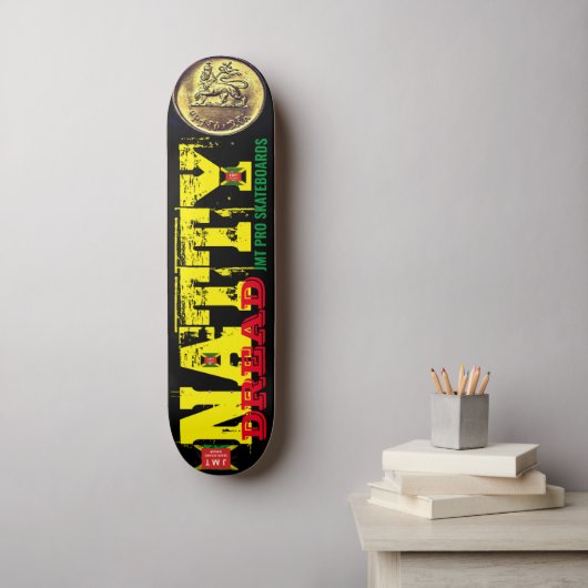 NATTY DREAD Skateboard (Wandkunst)