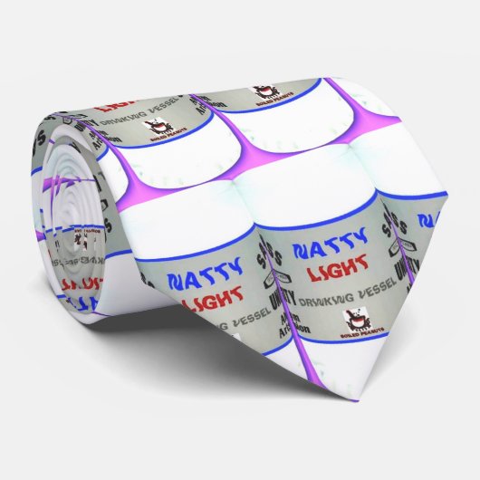 Natty helles Bier Sawgrass Aluminium-Künste Krawatte (Gerollt)