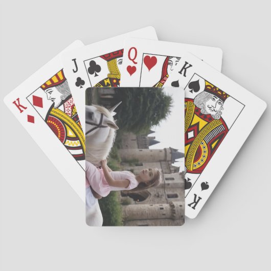 Natu Unicorn Spielkarten pink (Rückseite)