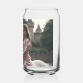 Natu Unicorn Trinkglas Dosenglas (Rückseite)