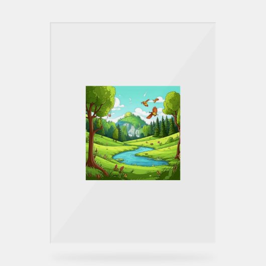 Natur 15. acrylschild (Vorderseite)