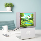 Natur 15. aufkleber (Laptop auf Schreibtisch)