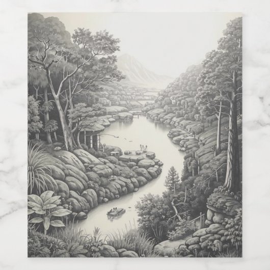 Natur 16. weinetikett (Einzelnes Label)