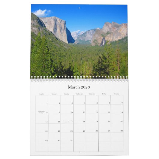 Natur 2025 kalender (Mär 2026)