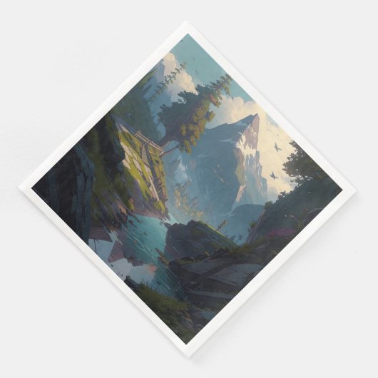 Natur 20. serviette (Ecke)