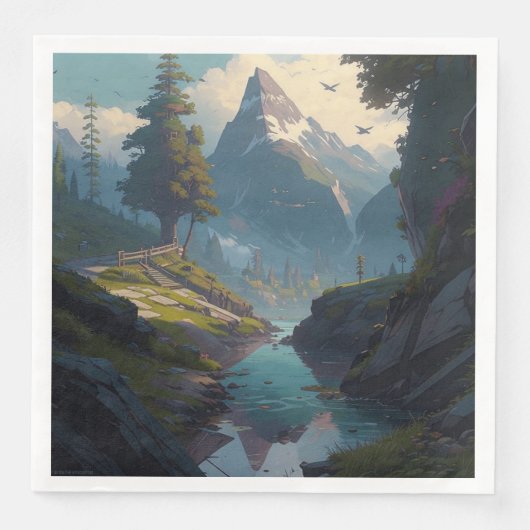 Natur 20. serviette (Vorderseite)