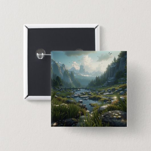 Natur 21. button (Vorne & Hinten)