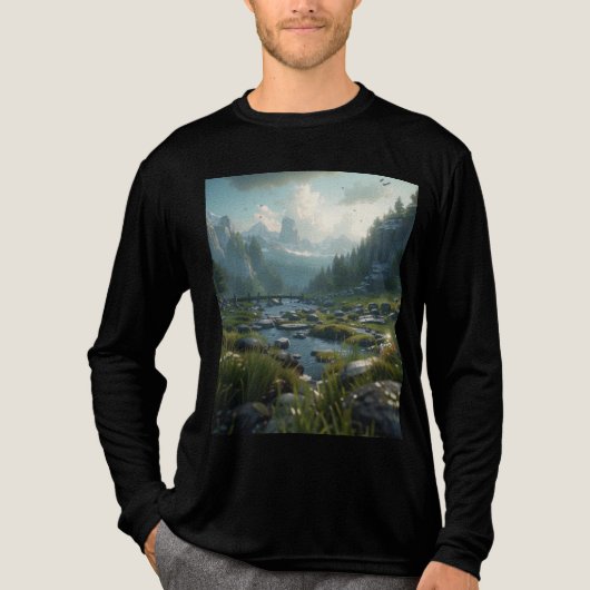 Natur 25. Tri-Blend shirt (Vorderseite)