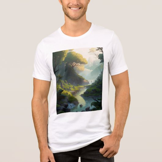Natur 8. Tri-Blend shirt (Vorderseite)