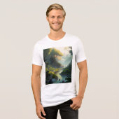 Natur 8. Tri-Blend shirt (Vorderseite voll)