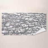 Natur Abstrakt Badehandtuch (Badehandtuch)