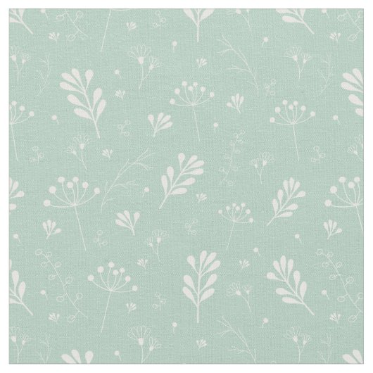 Natur Abstraktes Grünblättermuster Bio Muster Stoff (Nahaufnahme)